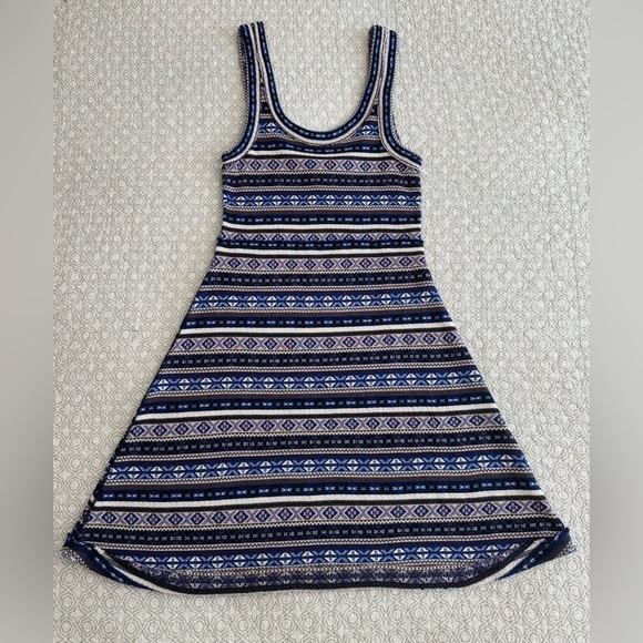 Free People Nordic Fair Isle Sweater Dress Sleeveless Wool Blend Size S - Picture 6 of 11